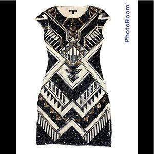 Express  Aztec Sequin Dress